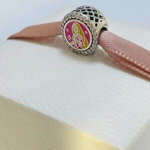 Disney Parks Pandora RunDisney Rapunzel Princess Half Marathon 10K Bead Charm